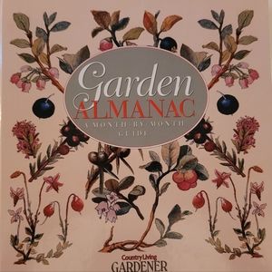 GARDEN ALMANAC - hard cover book
